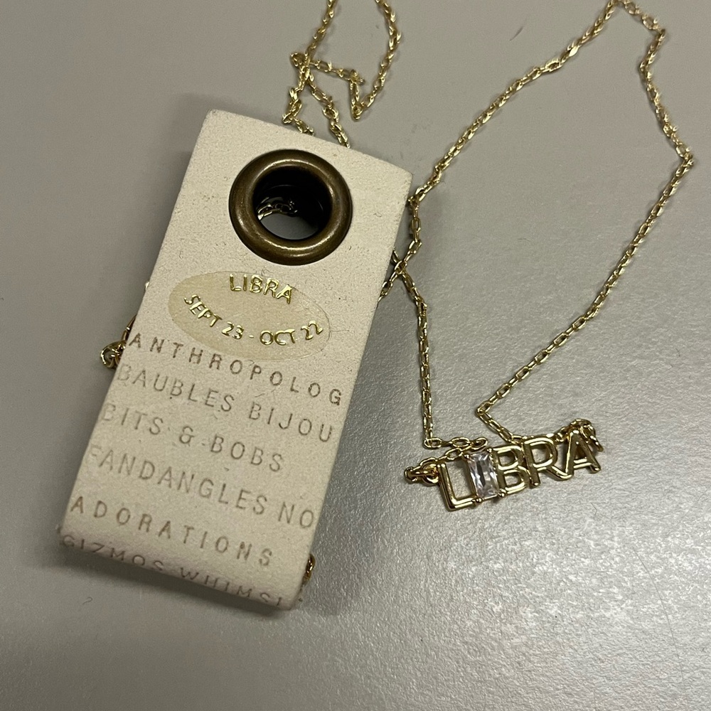 NEW Anthropologie Libra Necklace